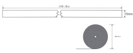 Hook & Loop Tape Cable Tie - 10m Roll X 15mm Wide | Black 003.023.1510