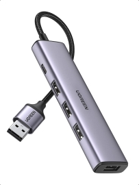 Ugreen 20805 USB 3.0 4-Port Hub With Usb-c Power Port ACBUGN20805