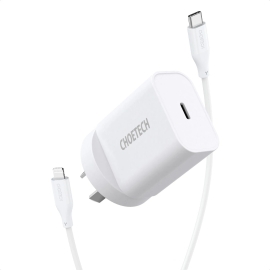 Choetech Q5004CL PD20W Usb-c IPhone Fast Charger With MFi Certified Usb-c Cable ELECHOQ5004CL