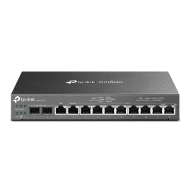 Tp-Link Omada 3-In-1 Gigabit Vpn Router, GbE Sfp Wan/LAN(2), WAN(2), LAN(8), 5YR ER7212PC