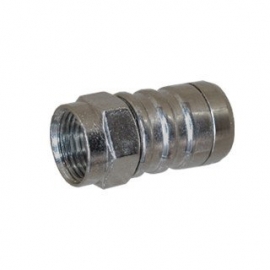 4cabling Rg6 Push On F Connector - Individual
