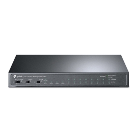 Tp-Link 8-Port Unmanaged Switch, POE+(8), GbE(2) , SFP(1), 124W, Metal Case, 5YR TL-SL1311MP