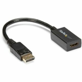 StarTech.com DisplayPort To VGA Adapter, Active DP To VGA Converter, 1080p Video DP To VGA Monitor Dongle, Latching DP Connector, Durable - 1 X 15-pin Hd-15 - Female - 1 X 20-pin DisplayPort 1.2 Digital Audio/Video - Male - Black DP2VGA