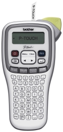 White,Gray Accent Handheld Labeller, 3.5-12Mm Tze Tape Model PT-H105