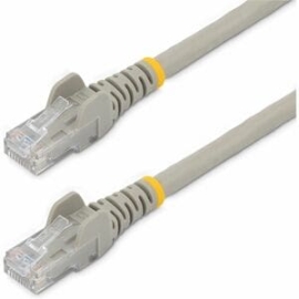 StarTech 7m CAT6 Ethernet Cable - Grey Snagless Gigabit - 100W PoE Utp 250Mhz Category 6 Patch Cord Ul Certified Wiring/TIA - 7m Grey CAT6 Ethernet Cable Delivers Multi Gigabit 1/2.5/5Gbps & 10Gbps Up To 160ft - 250Mhz - 24 Awg Stranded 100% Copper Ul Ra