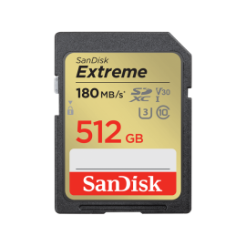 SanDisk 512GB Extreme SD UHS-I Card (SDSDXVV-512G-GNCIN) FFCSAN512GSDXVV