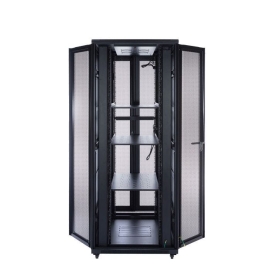 4Cabling 42RU 800mm Wide X 1000mm Deep Server Rack With Bi-Fold Mesh Door 002.001.4210