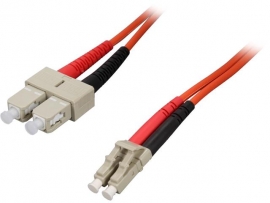 Startech 2m Multimode Fiber Patch Cable Lc - Sc Fiblcsc2