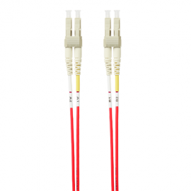 4 Cabling 0.5M Multimode Fibre Optic Patch Cable: Red (Fl.Om4Lclc05Mr)