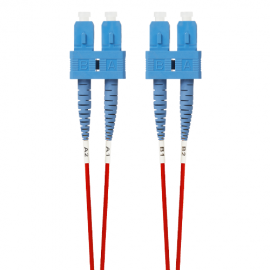 4 Cabling 3M Singlemode Fibre Optic Cable: Red (Fl.Os2Scsc3Mr)