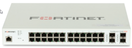 Fortinet L2/ L3 Poe+ Switch - 24X Ge Rj45 Ports In (FS-224E-POE)