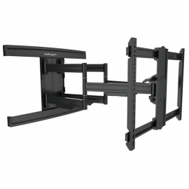 Startech TV Wall Mount supports up to 100 inch VESA Displays - Low Profile Full Motion TV Wall Mount for Large Displays - Heavy Duty Adjustable Tilt/Swivel Articulating Arm Bracket Fpwarts2