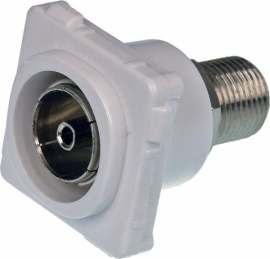 4cabling Pal To F Type Female Insert White 05bcfps