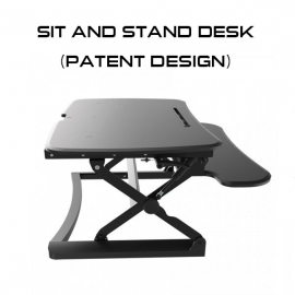 Powercase Sit And Stand Desk (patent Design) Rrp: $599.00 Furbl890