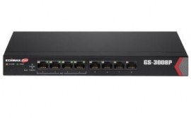 Edimax Managed Poe Switch: 8-port Gigabit Ethernet Switch With 4x Poe+ Port Up To 60w Gs-3008p