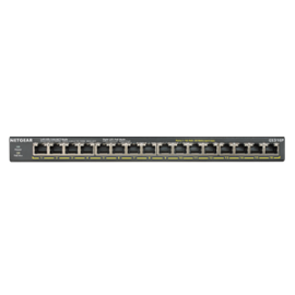 Netgear Soho 16-Port Poe+ Gigabit Unmanaged Switch (115W Poe Budget) Gs316P-100Ajs