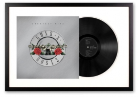 Vinyl Album Art Framed Guns N Roses Greatest Hits - Double UM-0712479-FD