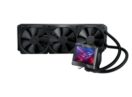 Asus ROG RYUJIN II 360 AIO CPU COOLER with 3.5" LCD, embedded pump fan and 3x Noctua iPPC 2000 PWM 120mm radiator fans