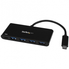 STARTECH 4 PORT USB-C HUB, USB(4), 60W PD, 2YR (HB30C4AFPD)
