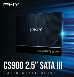 PNY CS900 250GB 2.5" SSD SATA3 535MB/s 500MB/s R/W 3yrs wty SSD7CS900-250-RB