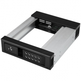 Startech 5.25 To 3.5 Hard Drive Hot Swap Bay - Trayless - For 3.5in Sata/sas Drives - Front Mount HSB1SATSASBA
