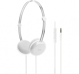 Iluv Sweet Cotton High-fidelity Stereo Headphones With Speakez Remote For Ipad / Iphone / Ipod White Ihp613
