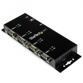 STARTECH.COM 4 PORT USB TO SERIAL RS232 ADAPTER HUB WALL MOUNTABLE 2 YR ICUSB2324I