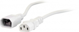 4cabling Iec Extension Cord 5m M-f: White K10-5mtw
