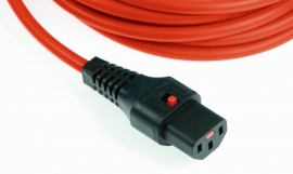 4cabling 1m Lockable Iec C13 - Iec C14 Cable Iec120rd-1