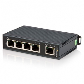 STARTECH.COM 5-Port Industrial Ethernet Switch - DIN Rail Mountable IES5102