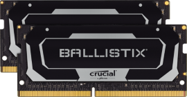 Crucial Ballistix 16GB Kit (8GBx2) DDR4 NOTEBOOK MEMORY, PC4-25600, 3200MHz, LIFE WTY, BLACK BL2K8G32C16S4B