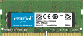 Crucial CT32G4SFD832A SO Dimm Singe Channel: 32GB (1x32GB) DDR4 3200MHz CL22 1.2V PC4-21300 