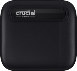 Crucial X6 2TB Portable SSD, 540R/MB/s, USB C, [CT2000X6SSD9] 3YR WTY CT2000X6SSD9