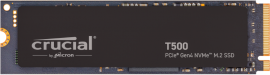 CRUCIAL T500 500GB, M.2 INTERNAL NVMe PCIe4 NVMe SSD, 7400R/7000W MB/s, 5YR WTY CT500T500SSD8