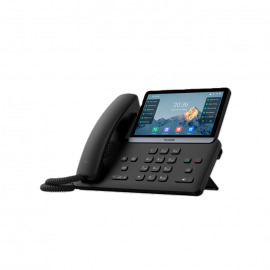 Yealink SIP-T77U IP Phone, 7" Touchscreen, 16 SIP Accounts, Dual USB, HD Voice, PoE, Linux 6.1, TEE Encryption SIP-T77U