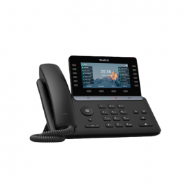 Yealink SIP-T85W IP Phone, 5.5" Color Display, 16 SIP Accounts, HD Voice, Bluetooth 5.0, Wi-Fi 6, Dual USB, PoE, Linux 6.1 SIP-T85W