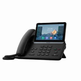 Yealink SIP-T87W IP Phone, 7" Touchscreen, 16 SIP Accounts, HD Voice, Bluetooth 5.0, Wi-Fi 6, Dual USB, PoE, Linux 6.1 SIP-T87W