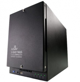 Iosafe 218 6tb (3tbx2) Nas - Two Bay Fireproof/ Waterproof Nas Device With Raid 1 Powered By Synology