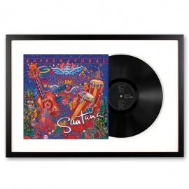 Framed Santana Supernatural Vinyl Album Art SM-19075890001-FD