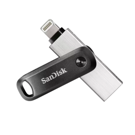 SanDisk iXpand Flash Drive Go, SDIX60N 256GB, Black, iOS, USB 3.0, 2Y SDIX60N-256G-GN6NE