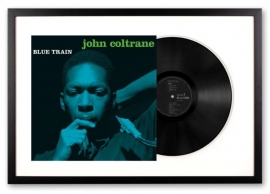 Vinyl Album Art Framed John Coltrane Blue Train UM-3771410-FD
