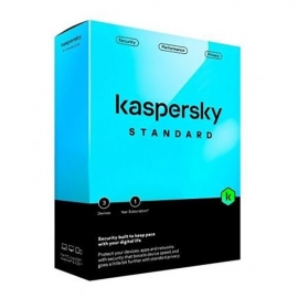 Kaspersky Standard: 3 Device 1 Year Subscription (Physical Card) - PC/Mac KL1041EOCFS