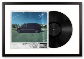 Vinyl Album Art Framed Kendrick Lamar Good Kid, M.A.A.D City - Double UM-3719226-FD