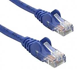8ware CAT5e Cable 50m - Blue Color Premium RJ45 Ethernet Network LAN Utp Patch Cord 26AWG Cu Jacket KO820U-50