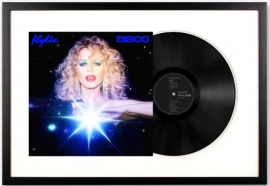 Vinyl Album Art Framed Kylie Disco - Black UM-538634001-FD