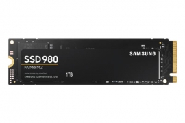 Samsung 980 1TB, V-NAND, M.2 (2280), NVMe, R/W(Max) 3,500MB/s/3,000MB/s, 500K/480K IOPS, 600TBW, 5 Years Warranty (MZ-V8V1T0BW)
