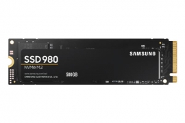 Samsung 980 500GB, V-NAND, M.2 (2280), NVMe, R/W(Max) 3,100MB/s/2,600MB/s, 400K/470K IOPS, 300TBW, 5 Years Warranty (MZ-V8V500BW)