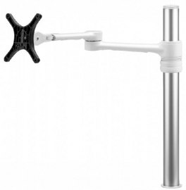 Atdec Single Arm Desktop Monitor Mount White AF-AT-SW