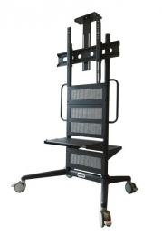 BenQ Pro AV Trolley - Fixed Height Video Conferencing, Digital Signage and IFP Trolley - Support up to 125kg - fit displays 43" - 86" (5J.BQP11.025)