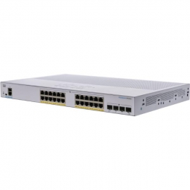 Cisco 24 x 10/100/1000 PoE+ ports with 195W power budget + 4 x Gigabit SFP CBS250-24P-4G-AU
